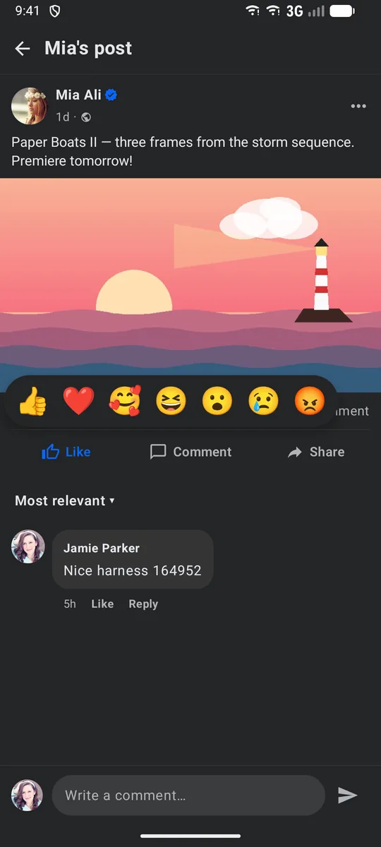 Facebook style: Reactions — Android.